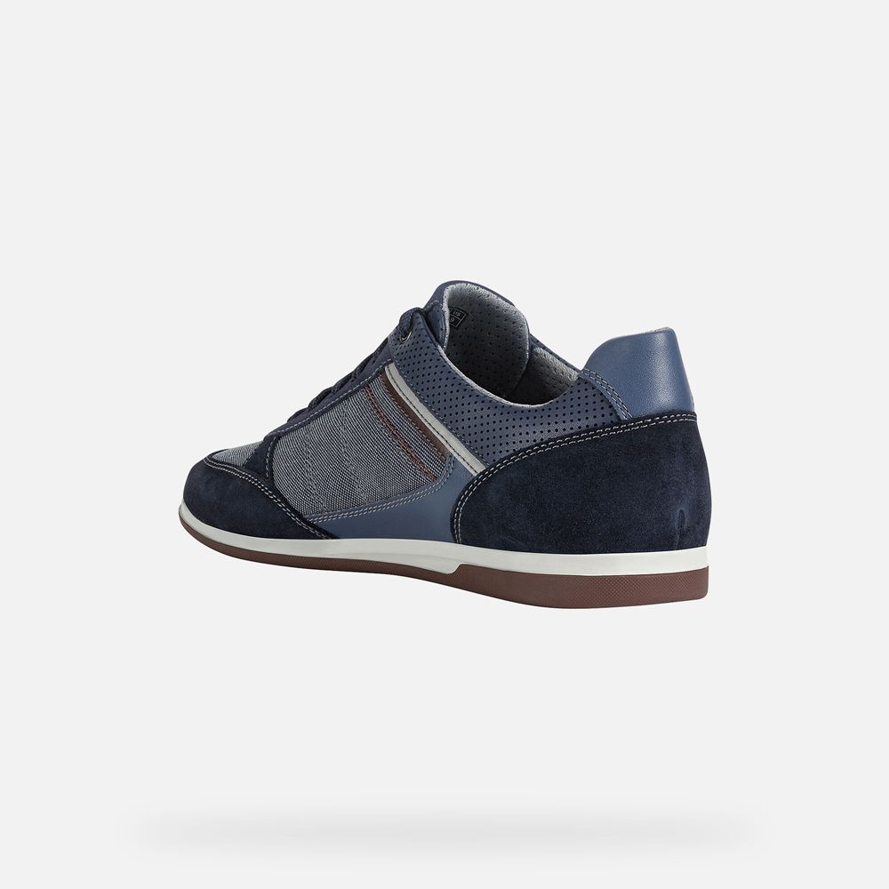 Geox Sneakers Navy Renan - Geox Mens Shoes - CZSBUX946